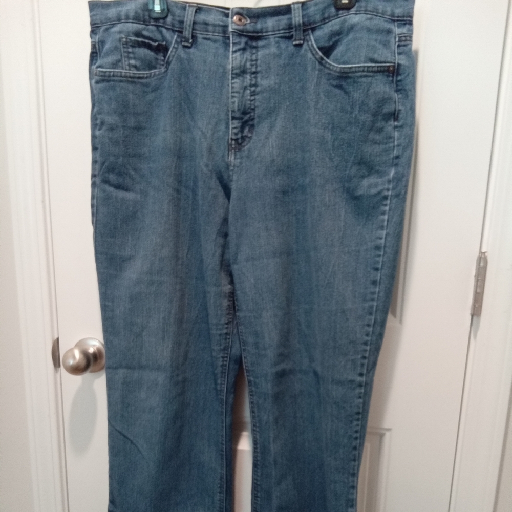 Gloria Vanderbilt Amanda Plus Size 18 Bootcut Classic Denim Blue Jeans